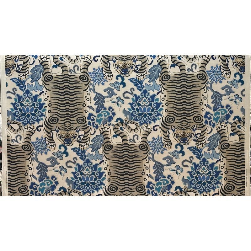 Tiger Eye Blue Moon P Kaufmann Fabric